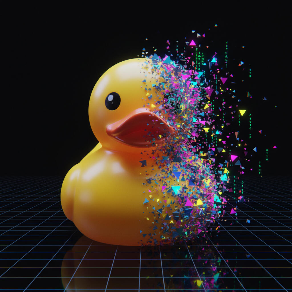 Digital Deconstruction: The Glitch Duck