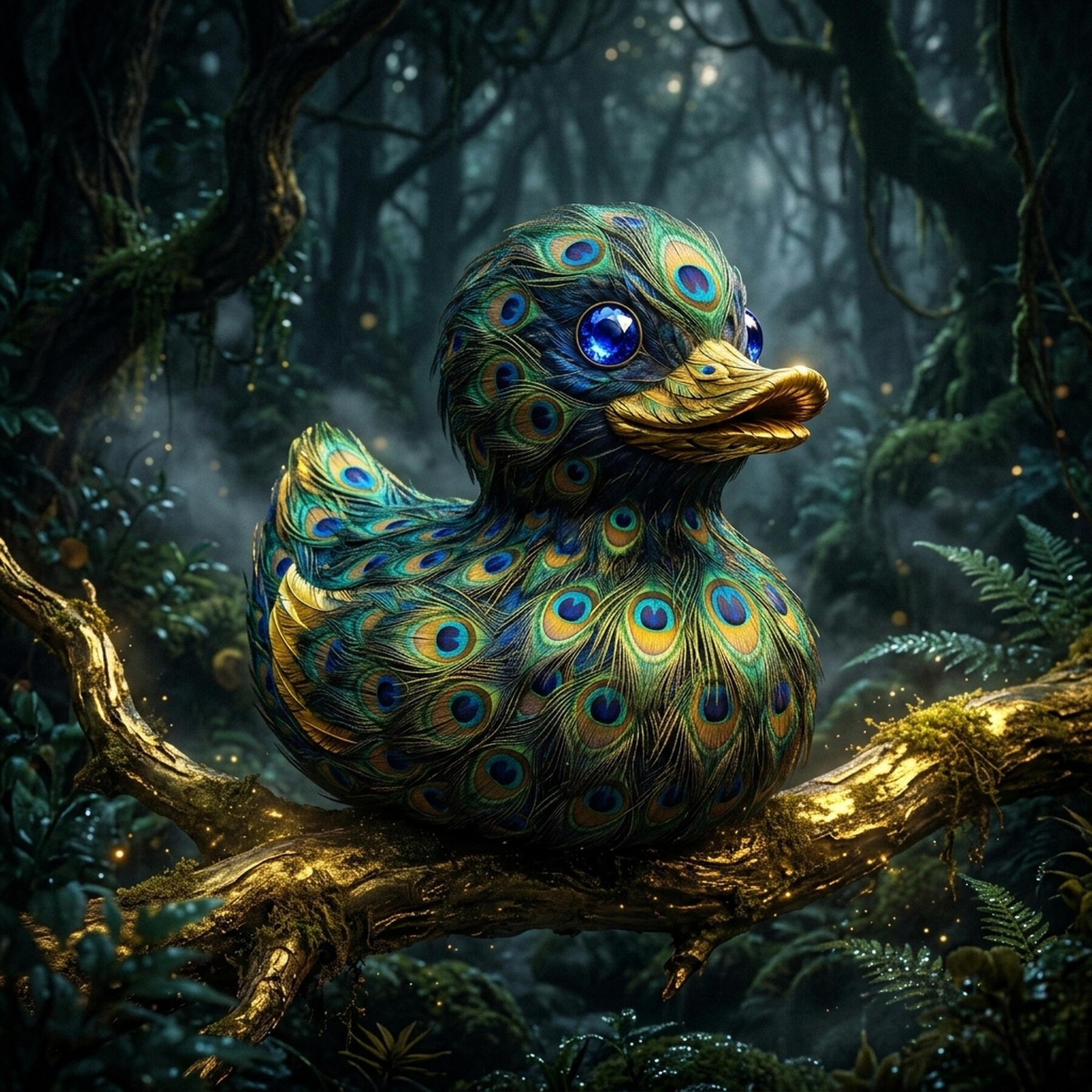 The Sapphire-Eyed Peacock Specimen