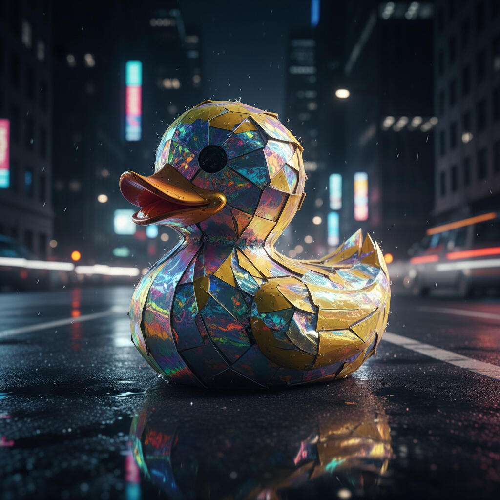 Holographic Crash: Urban Reflection