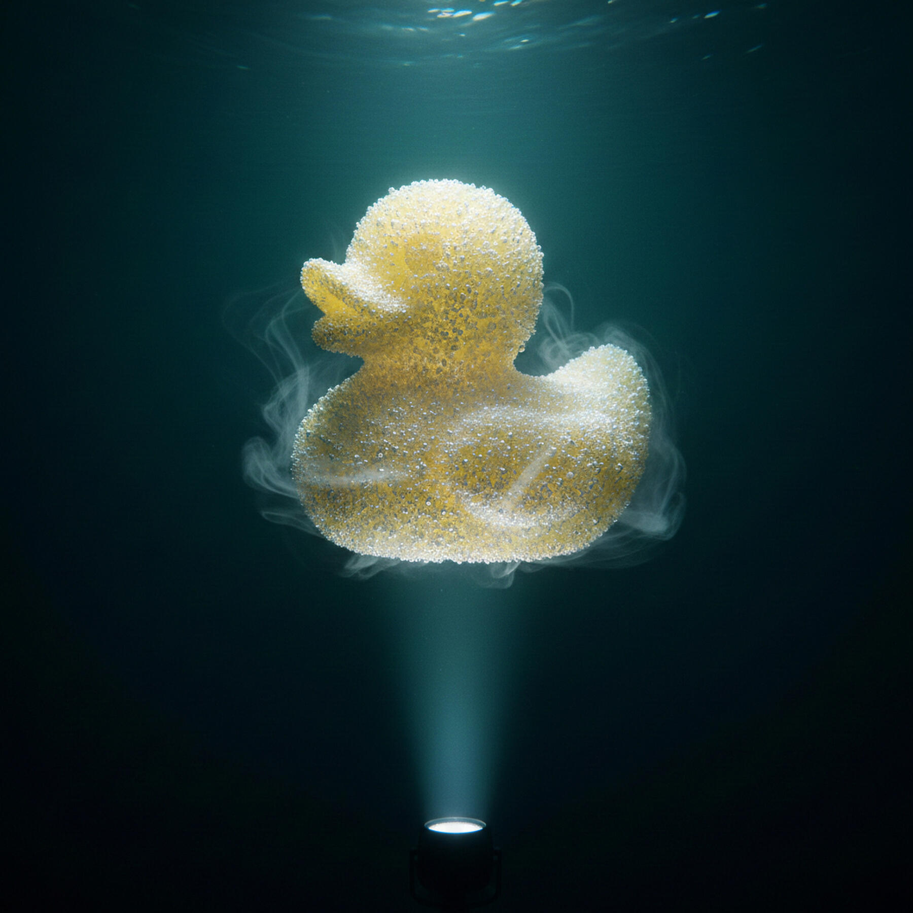 Frozen Sea Foam: The Aquatic Paradox