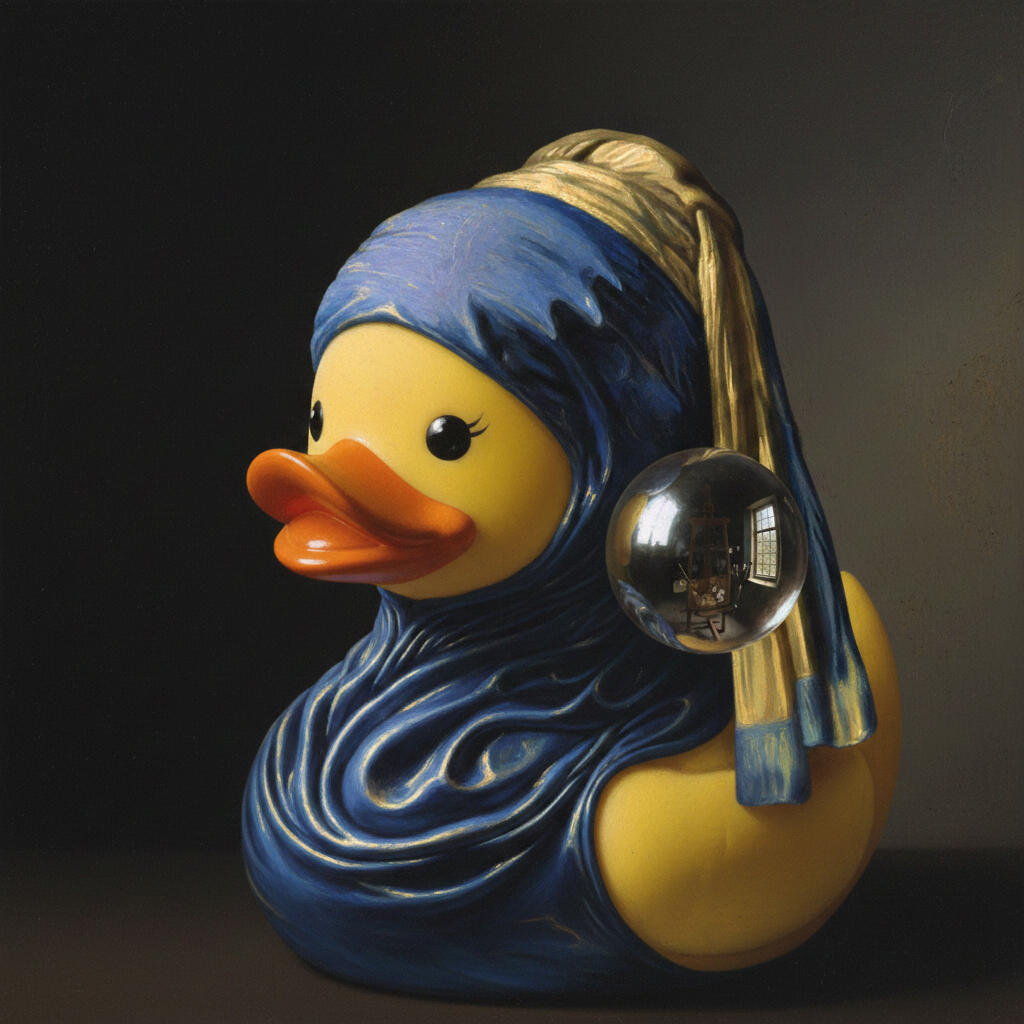 The Girl with a Pearl Earring Duck