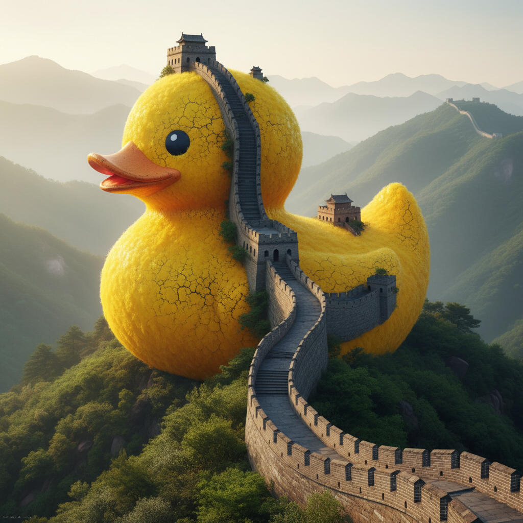 The Great Wall Fortress Duck